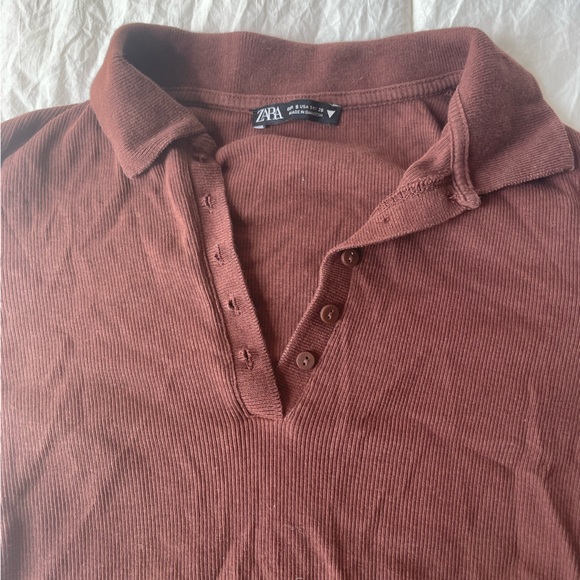 Zara Quarter Button up - Picture 2 of 2